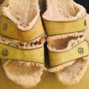 Spring step sandals